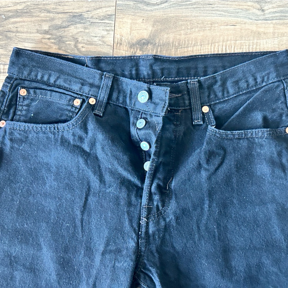 Levi’s men original fit black jeans, 31/32